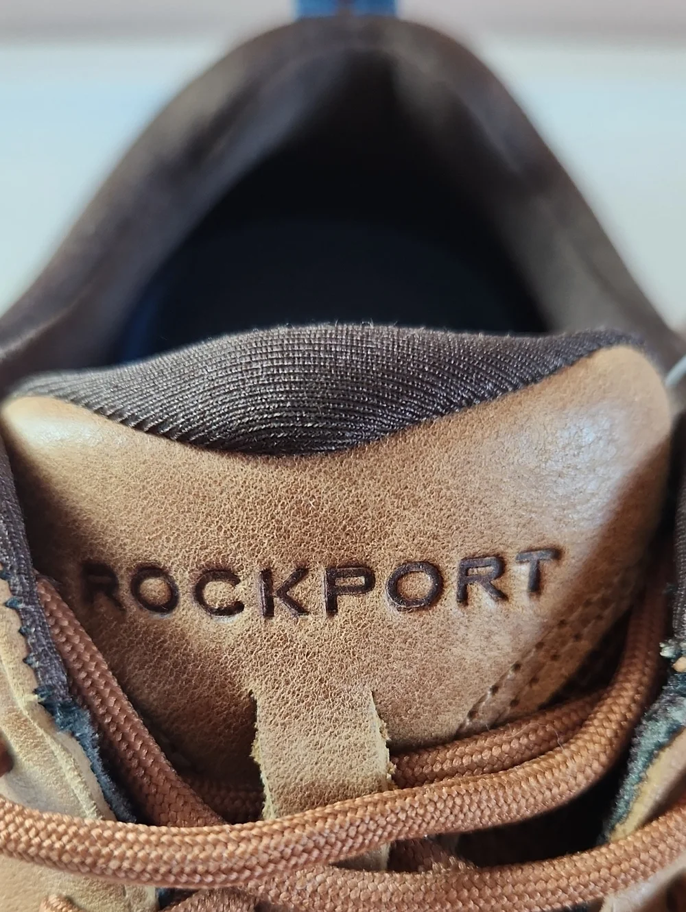 Rockport adiPRENE Adidas Men’s Brown Leather Comfort Shoes Size 7 NWT